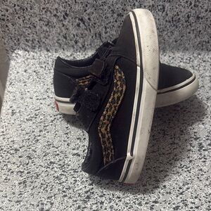 8.5 toddler girl black vans